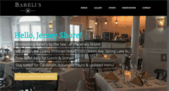 Desktop Screenshot of barelisrestaurantandbar.com